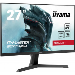 iiyama G-MASTER G2770QSU-B1 tietokoneen litteä näyttö 68,6 cm (27") 2560 x 1440 pikseliä Wide Quad HD LCD Musta