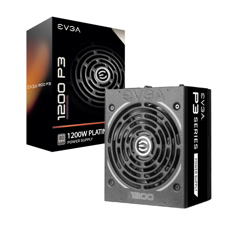 EVGA SuperNOVA 1200 P3 virtalähdeyksikkö 1200 W 24-pin ATX ATX Musta