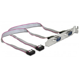 DeLOCK 89268 sarjakaapeli 0,4 m DB-9