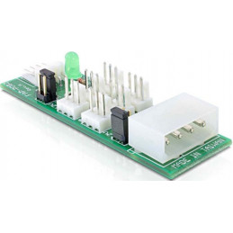 DeLOCK Distribution Board 6x fan 5V 12V liitäntäkortti -sovitin