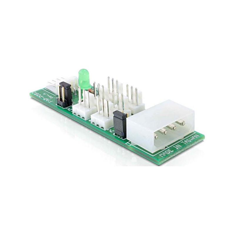 DeLOCK Distribution Board 6x fan 5V 12V liitäntäkortti -sovitin