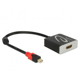 DeLOCK 62735 videokaapeli-adapteri 0,2 m Mini DisplayPort HDMI-tyyppi A (vakio) Musta