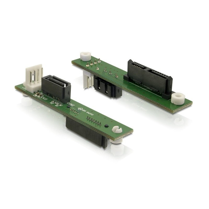 DeLOCK Adapter SATA Slimline  SATA SATA-kaapeli SATA 7-pin SATA 7-pin + Molex (4-pin)