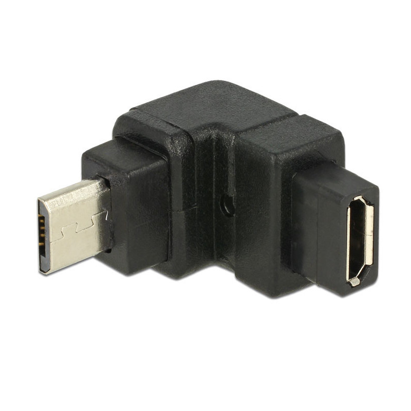 DeLOCK USB2.0Micro-B USB2.0Micro-B Musta
