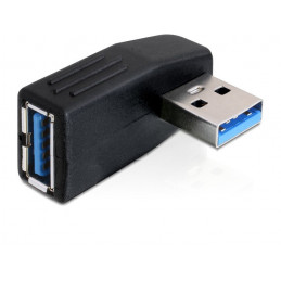 DeLOCK 65341 kaapelin sukupuolenvaihtaja USB 3.0 Musta