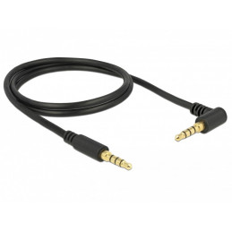 DeLOCK 85610 audiokaapeli 1 m 3.5mm Musta