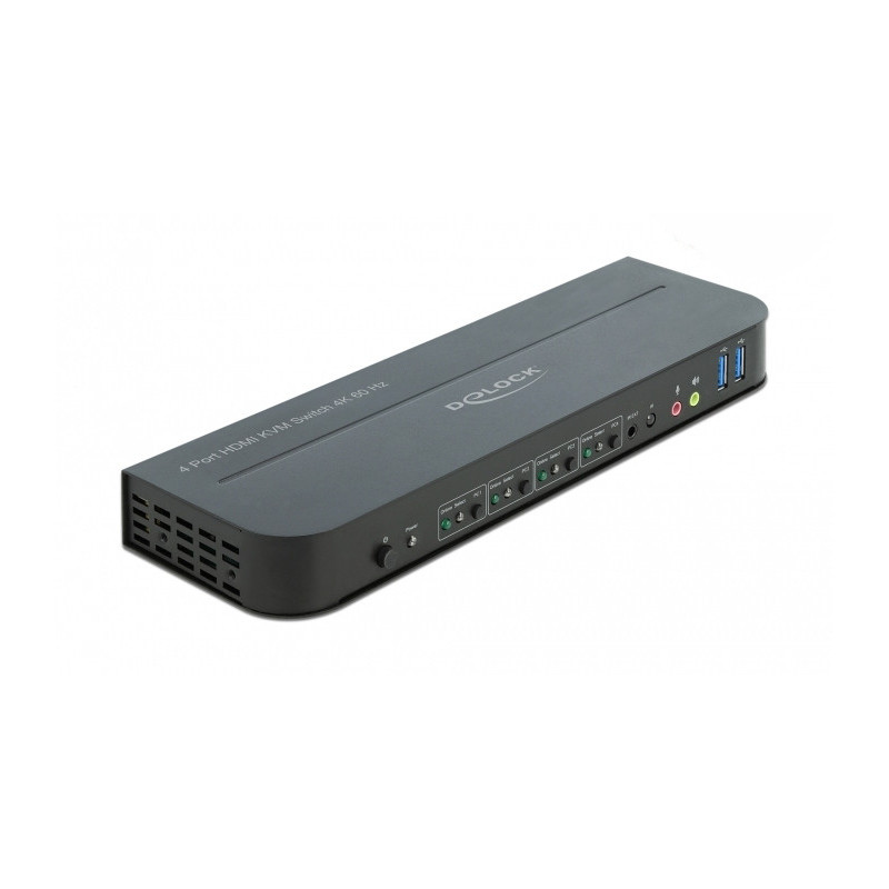 DeLOCK 11483 KVM-kytkin Musta