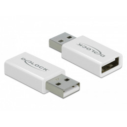 DeLOCK 66530 kaapelin sukupuolenvaihtaja USB 2.0 Type-A Valkoinen