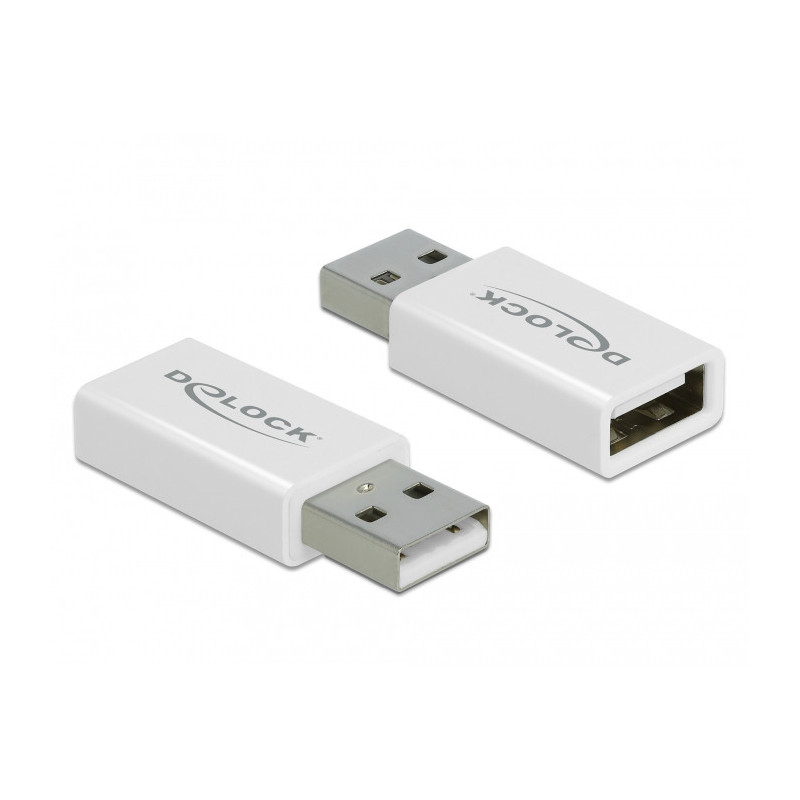 DeLOCK 66530 kaapelin sukupuolenvaihtaja USB 2.0 Type-A Valkoinen