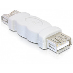 DeLOCK USB A Adapter USB 2.0 A FM Harmaa