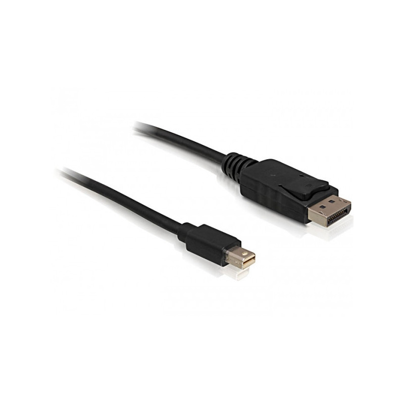 DeLOCK 1m Displayport Cable mini DisplayPort Musta