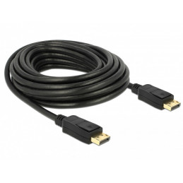 DeLOCK 84860 DisplayPort-kaapeli 7 m Musta