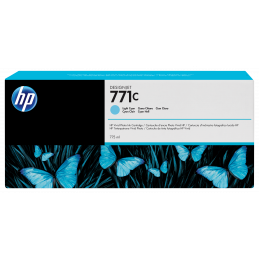 HP 771C, vaaleansyaani Designjet-mustekasetti, 775 ml
