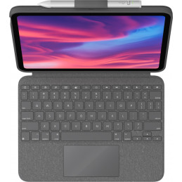 Logitech Combo Touch Harmaa Smart Connector QWERTY Tanska, Suomi, Norjalainen, Ruotsi