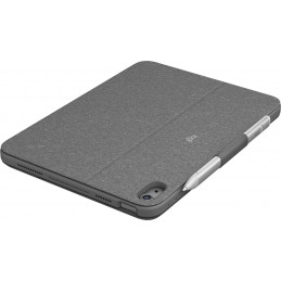 Logitech Combo Touch Harmaa Smart Connector QWERTY Tanska, Suomi, Norjalainen, Ruotsi