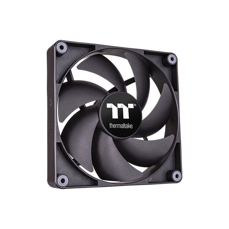Thermaltake TT CT120 PC Tietokonekotelo Tuuletin Musta 2 kpl