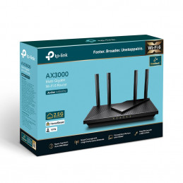 TP-Link ARCHERAX55PRO langaton reititin Gigabitti Ethernet Kaksitaajuus (2,4 GHz 5 GHz) Musta
