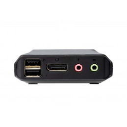 ATEN CS52DP KVM-kytkin Musta