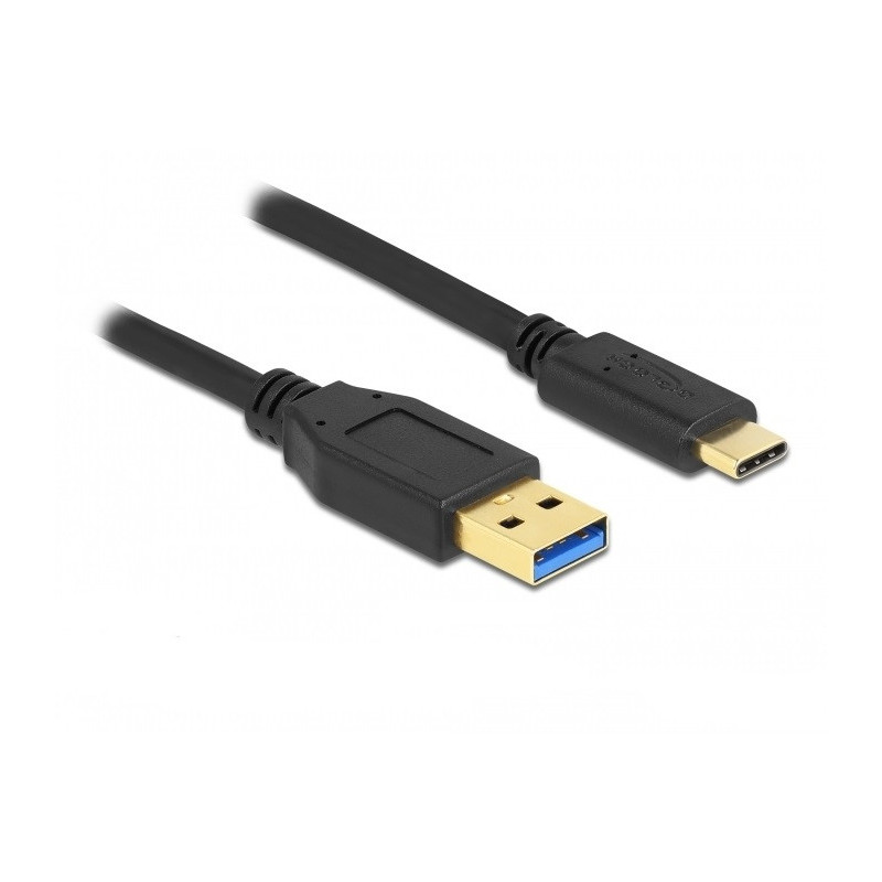 DeLOCK 84006 USB-kaapeli 3 m USB 3.2 Gen 1 (3.1 Gen 1) USB A USB C Musta