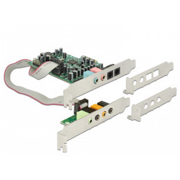 DeLOCK 89640 äänikortti Sisäinen 7.1 kanavaa PCI-E