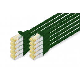 Digitus DK-1644-A-010-G-10 verkkokaapeli Vihreä 1 m Cat6a S FTP (S-STP)