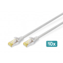 Digitus DK-1644-A-030-10 verkkokaapeli Harmaa 3 m Cat6a S FTP (S-STP)