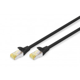 Digitus DK-1644-A-005 BL verkkokaapeli Musta 0,5 m Cat6a S FTP (S-STP)