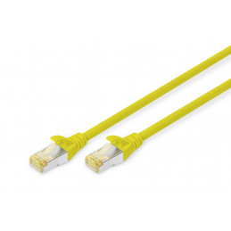 Digitus DK-1644-A-100 Y verkkokaapeli Keltainen 10 m Cat6a S FTP (S-STP)