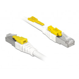 DeLOCK 85333 verkkokaapeli Valkoinen 3 m Cat6a S FTP (S-STP)