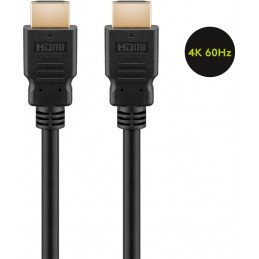 Goobay 61162 HDMI-kaapeli 7,5 m HDMI-tyyppi A (vakio) Musta
