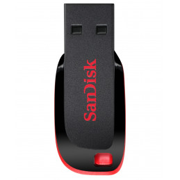 SanDisk Cruzer Blade USB-muisti 16 GB USB A-tyyppi 2.0 Musta, Punainen