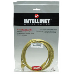 Intellinet Cat5e, UTP, 7.5m verkkokaapeli Keltainen 7,5 m U UTP (UTP)