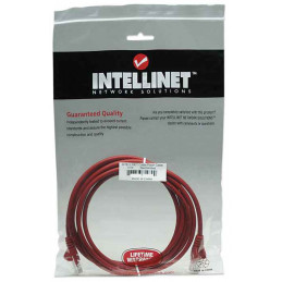 Intellinet 318952 verkkokaapeli Punainen 1 m Cat5e U UTP (UTP)