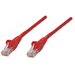 Intellinet 342131 verkkokaapeli Punainen 0,5 m Cat6 U UTP (UTP)