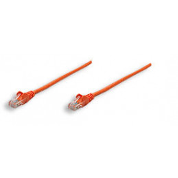 Intellinet RJ-45, 5m, Cat5e, UTP verkkokaapeli Oranssi