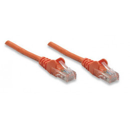 Intellinet RJ-45, 5m, Cat5e, UTP verkkokaapeli Oranssi