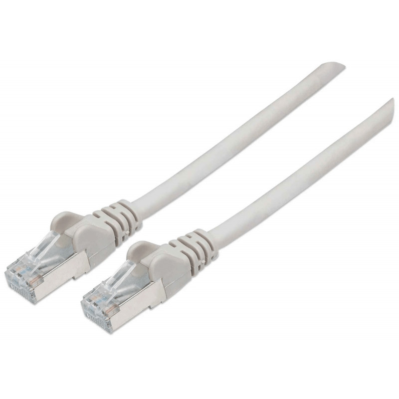 Intellinet 740616 verkkokaapeli Harmaa 0,5 m Cat7 S FTP (S-STP)