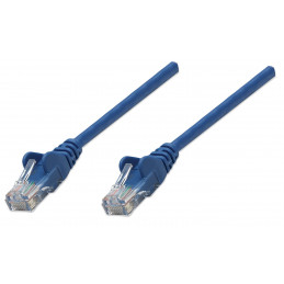 Intellinet RJ-45, M M, 10m verkkokaapeli Sininen Cat5e U UTP (UTP)