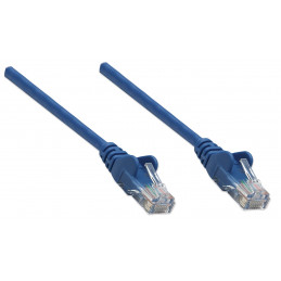 Intellinet RJ-45, M M, 10m verkkokaapeli Sininen Cat5e U UTP (UTP)