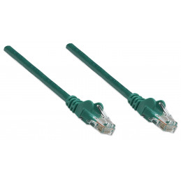 Intellinet RJ-45, M M, 10m verkkokaapeli Vihreä Cat5e U UTP (UTP)