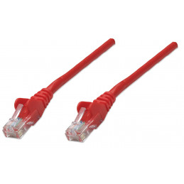 Intellinet RJ-45 M M, 10m verkkokaapeli Punainen Cat5e U UTP (UTP)