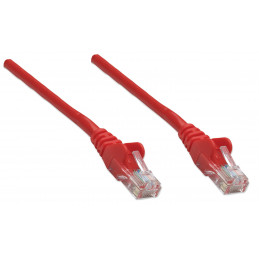 Intellinet RJ-45 M M, 10m verkkokaapeli Punainen Cat5e U UTP (UTP)