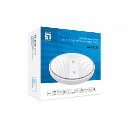 LevelOne WAP-8131 WLAN-tukiasema 1800 Mbit s Valkoinen Power over Ethernet -tuki