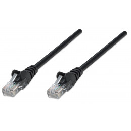 Intellinet Cat6A, SFTP, 0.25m verkkokaapeli Musta 0,25 m S FTP (S-STP)