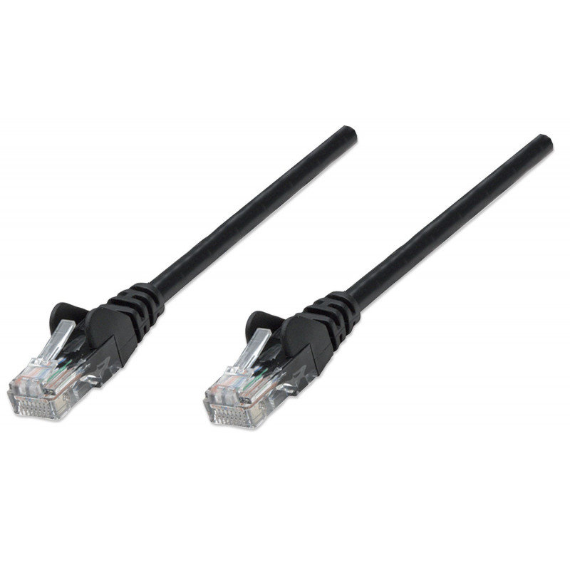 Intellinet Cat6A, SFTP, 0.25m verkkokaapeli Musta 0,25 m S FTP (S-STP)