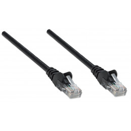 Intellinet Cat6A, SFTP, 0.25m verkkokaapeli Musta 0,25 m S FTP (S-STP)