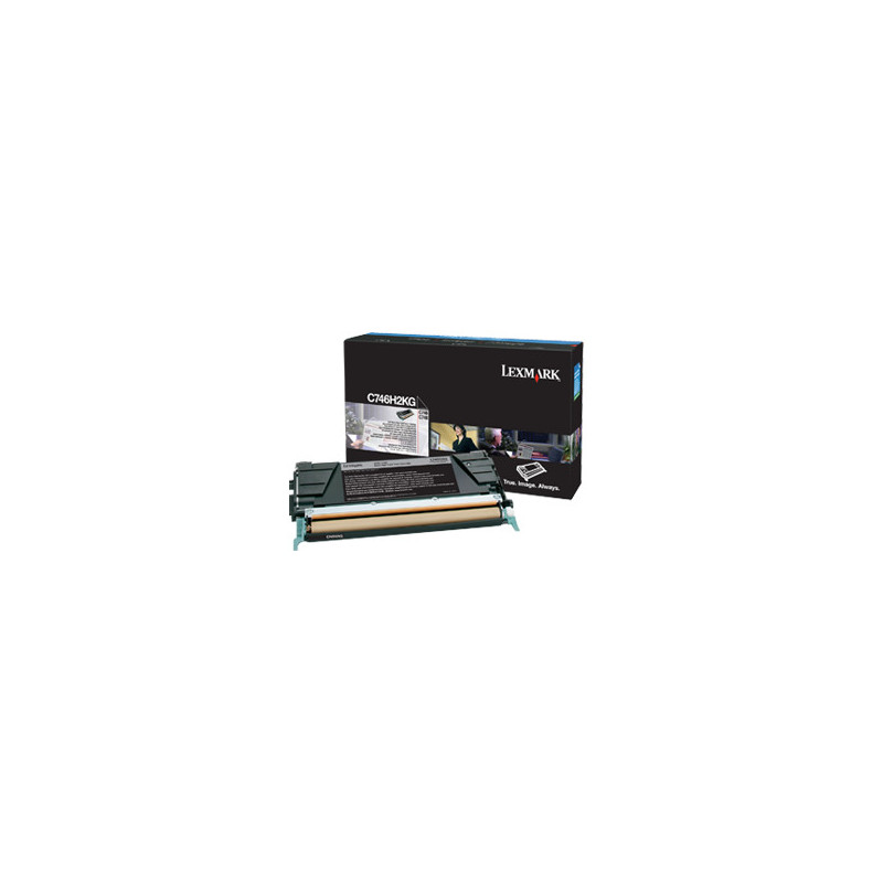 Lexmark C746H2KG värikasetti 1 kpl Alkuperäinen Musta