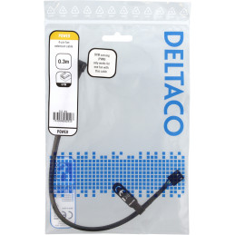 Deltaco SSI-64 sisäinen virtakaapeli 0,3 m