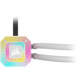 Corsair CW-9060073-WW Tietokoneen jäähdytysjärjestelmä Tietokonekotelo Nestejäähdytyspakkaus 12 cm Valkoinen 1 kpl