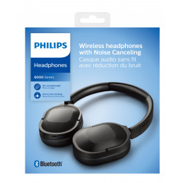 Philips 6500 series TAH6506BK 00 kuulokkeet ja kuulokemikrofoni Langallinen & langaton Pääpanta Musiikki USB Type-C Bluetooth